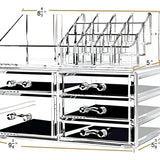 Organizador de Maquiagens em Acrílico com 5 Gavetas Morallo Lume