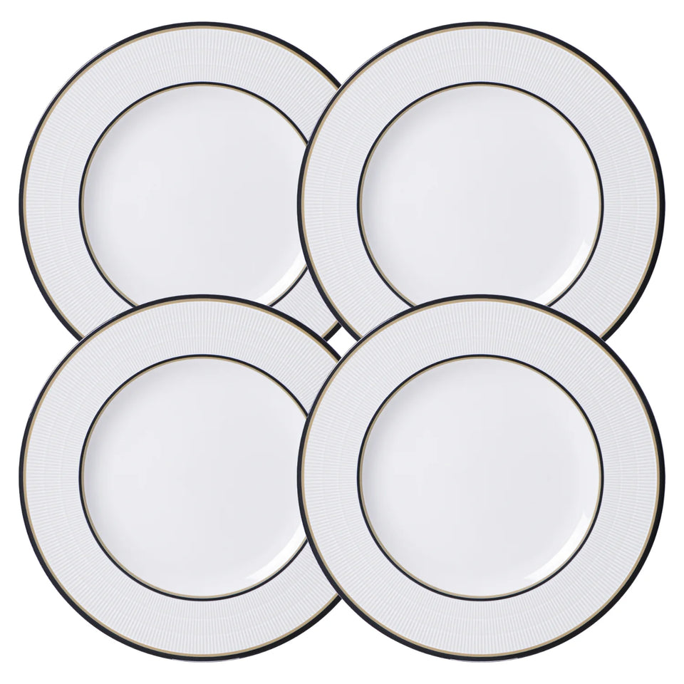Kit 4 Pratos Fundos em Porcelana Sienna Morallo™