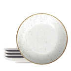 Jogo de 6 peças de Prato Raso Rustico Marrom em Porcelanato Morallo™