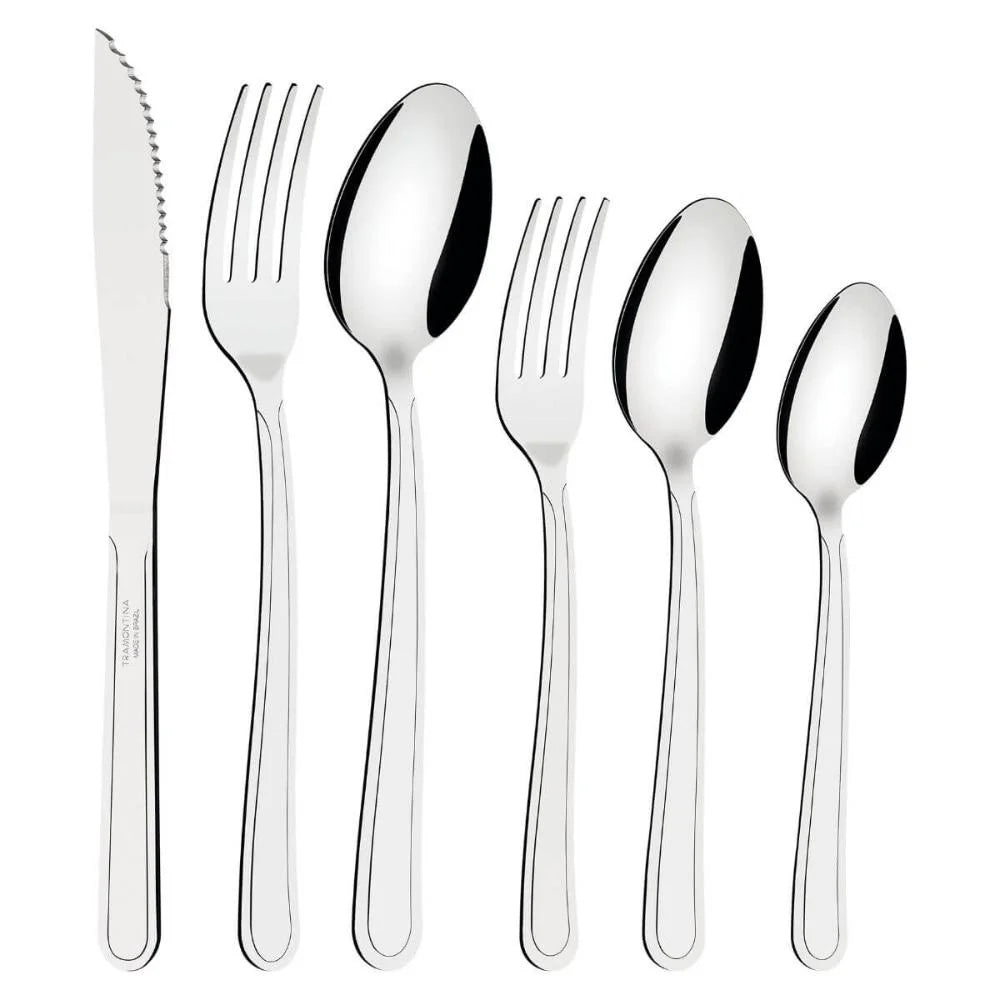 Faqueiro Búzios 36 Peças em Aço Inox Morallo™