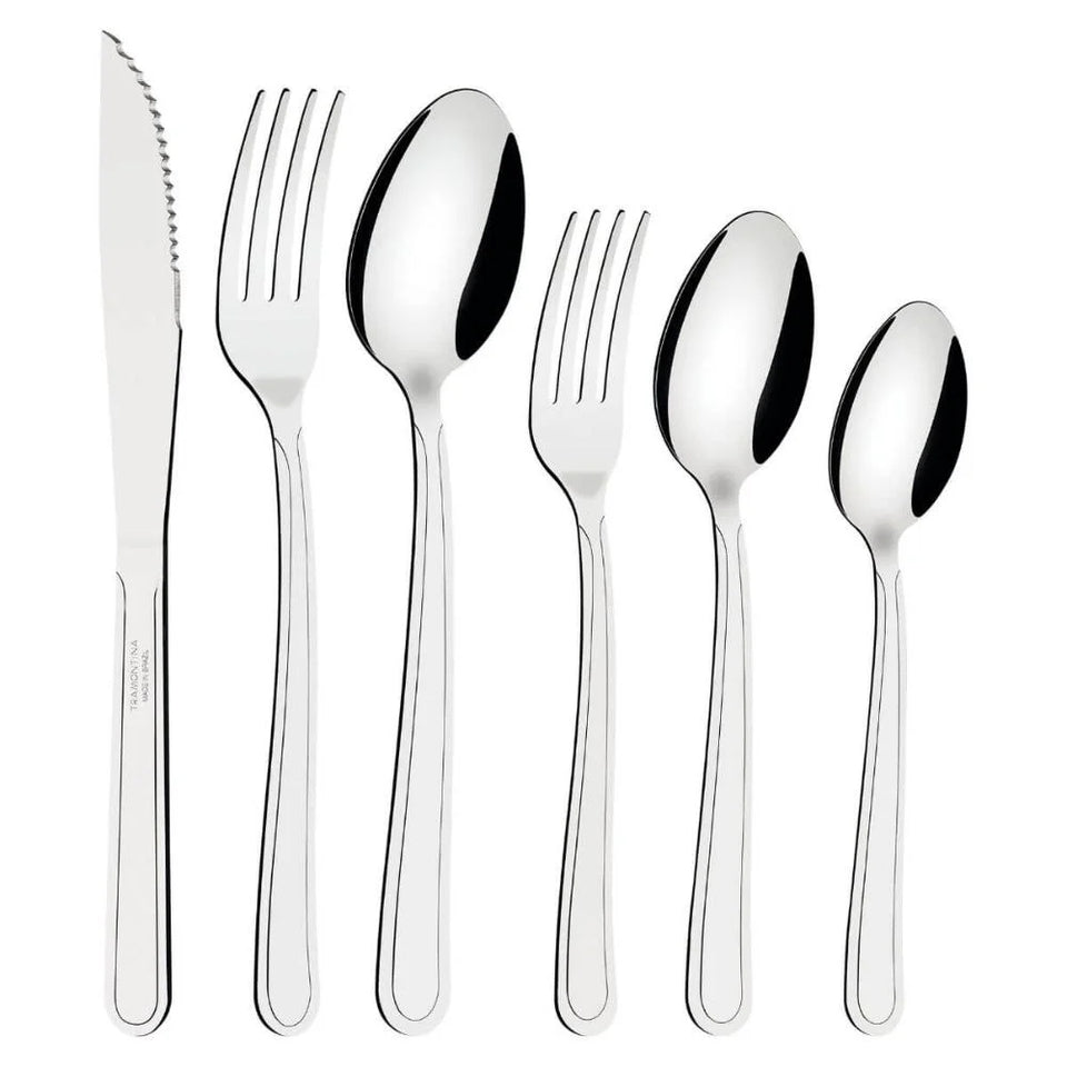 Faqueiro Búzios 36 Peças em Aço Inox Morallo™