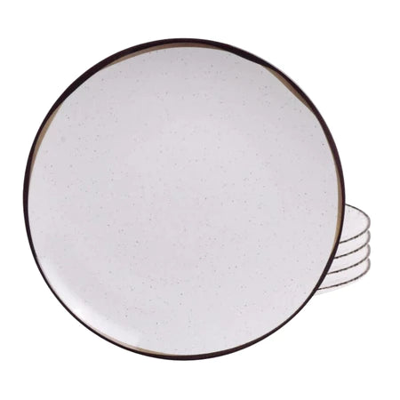 Kit 4 Pratos de Sobremesa em Porcelana Canyon Morallo Canyon™
