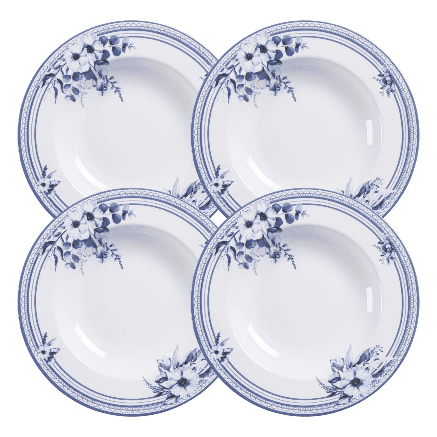 4 Pratos em Porcelana Azzura Morallo™