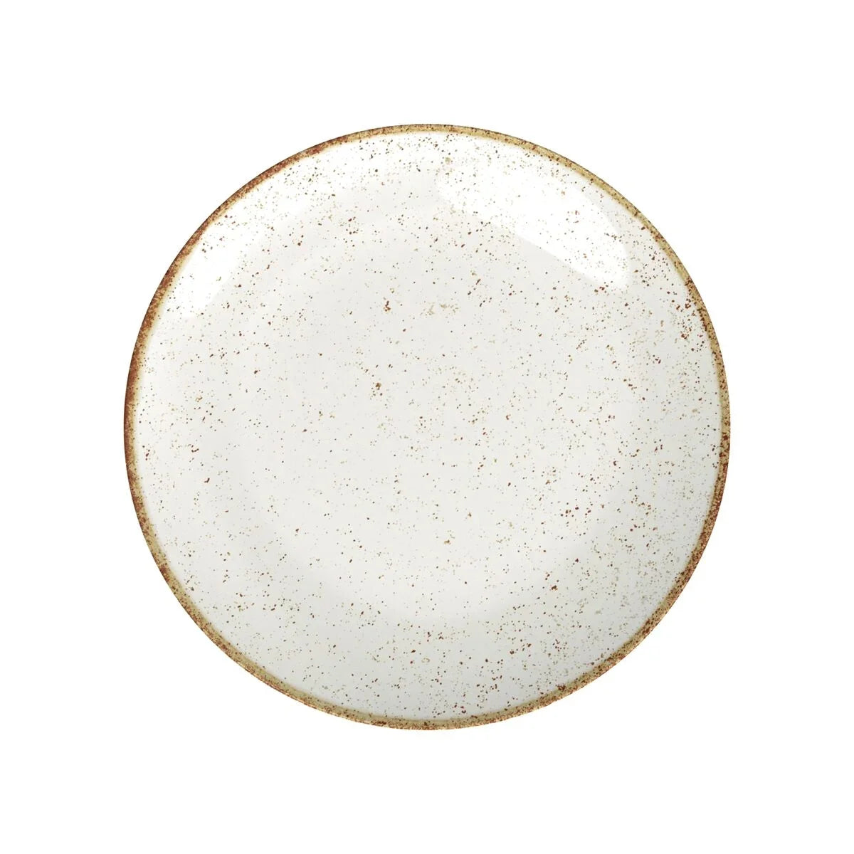 Jogo de 6 peças de Prato Raso Rustico Marrom em Porcelanato Morallo™