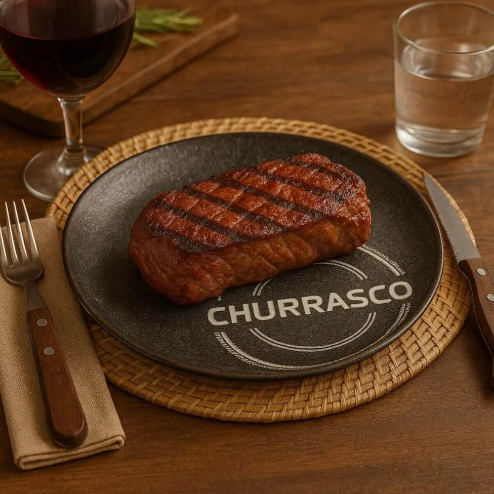 Jogo 6 Pratos para Churrasco Carbon Morallo Grill™