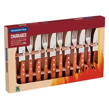 Jogo para Churrasco Jumbo 12 Peças Morallo Grill™