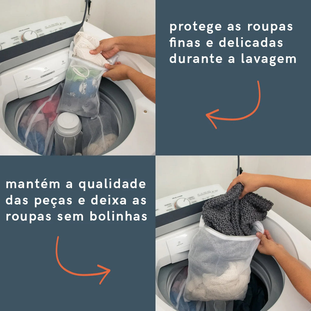 Kit 3 Sacos para Máquina de Lavar Morallo Home™
