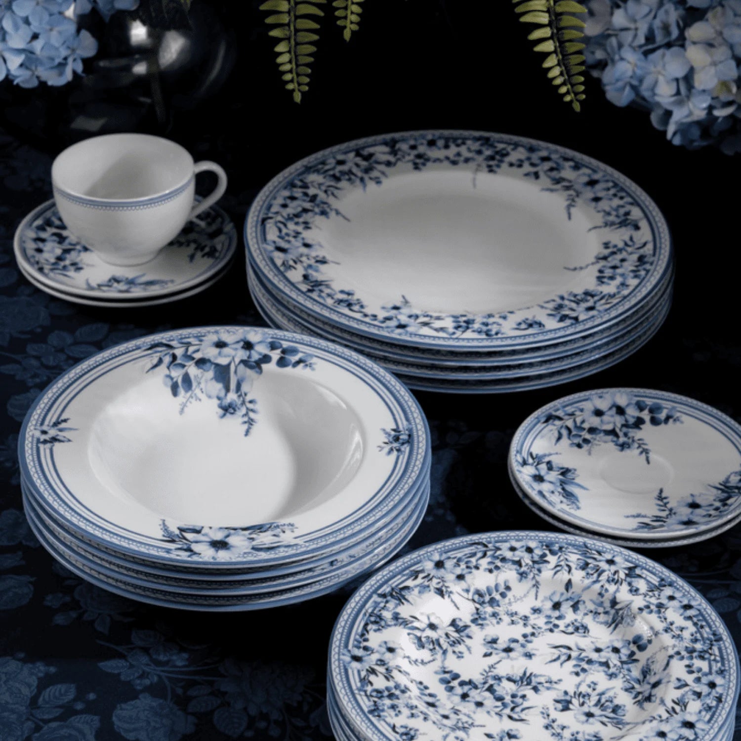 4 Pratos em Porcelana Azzura Morallo™