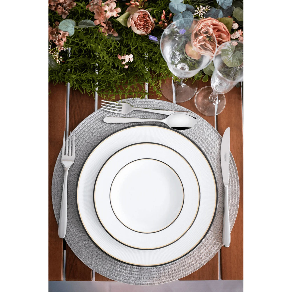 Kit 4 Pratos Fundos em Porcelana Sienna Morallo™