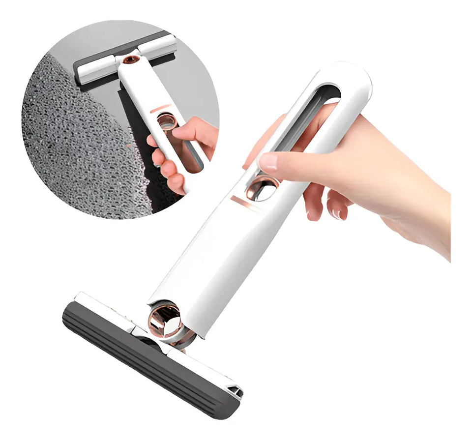 Mini Rodo Mop Portátil com Sistema Retrátil™
