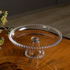 Prato com Pé Wolff Pearl de Cristal Morallo Home™