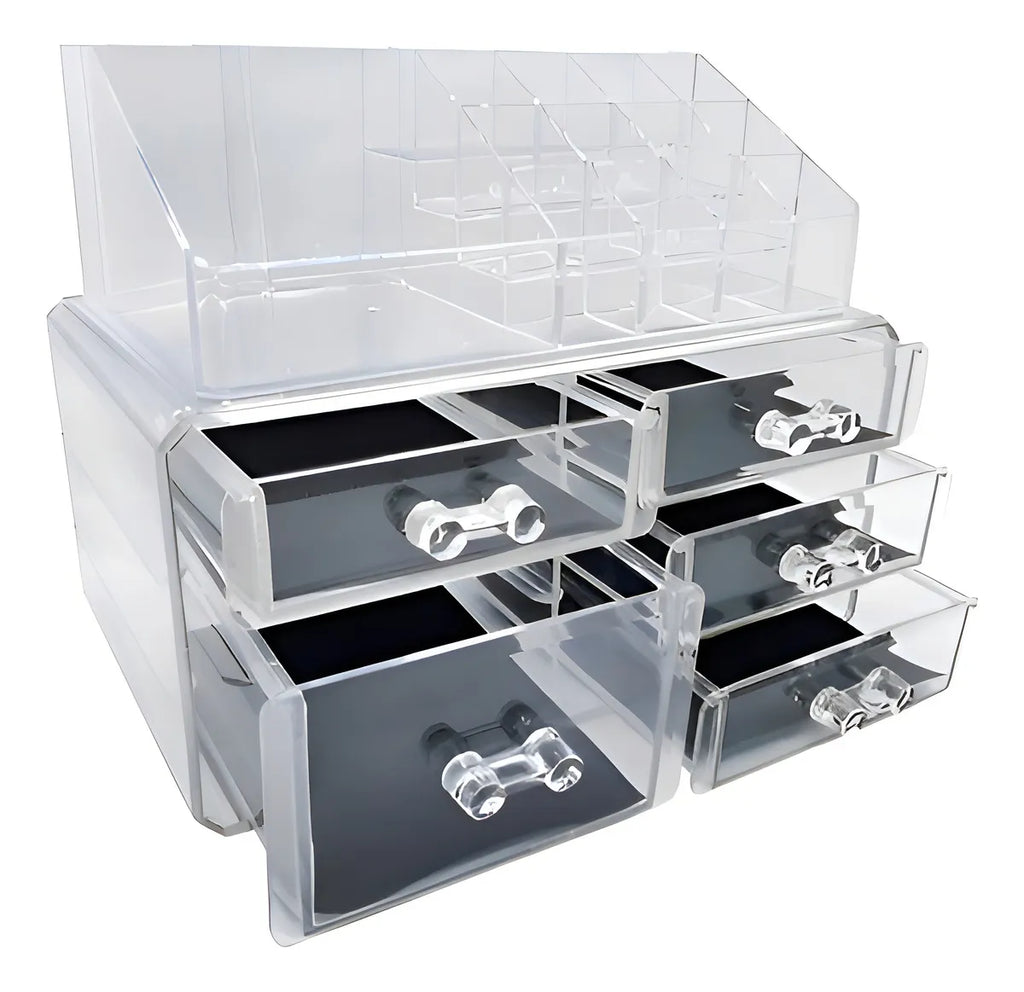 Organizador de Maquiagens em Acrílico com 5 Gavetas Morallo Lume
