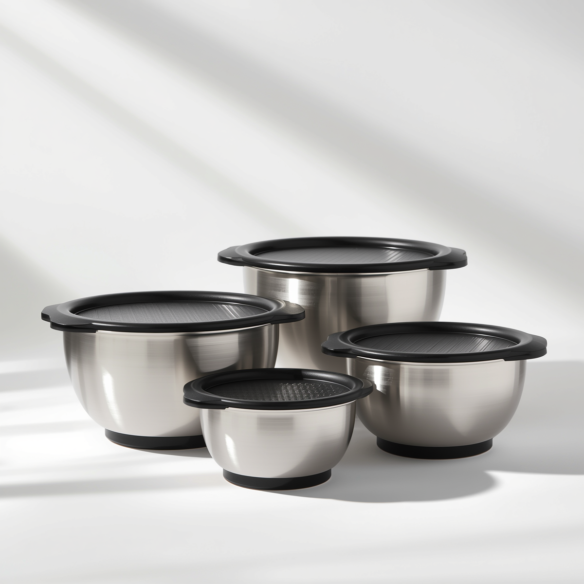 Tigela Multifuncional em Aço Inox com Tampa Raladora Morallo Nobile™