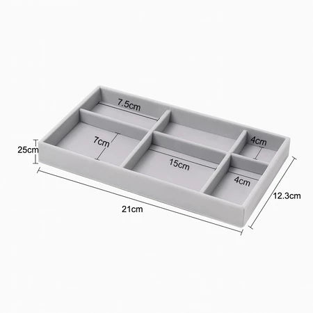 Organizador de Joias e Bijuterias em Veludo Morallo Aura