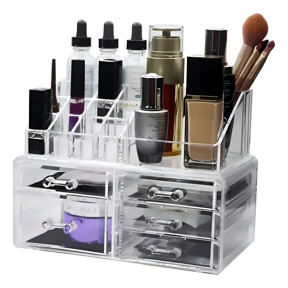 Organizador de Maquiagens em Acrílico com 5 Gavetas Morallo Lume