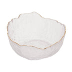 Bowl de Cristal Taj com Borda Dourada Morallo™