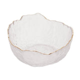 Bowl de Cristal Taj com Borda Dourada Morallo™