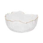 Bowl de Cristal Taj com Borda Dourada Morallo™