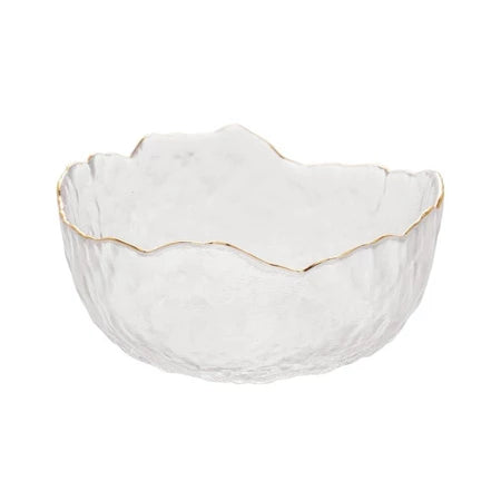 Bowl de Cristal Taj com Borda Dourada Morallo™