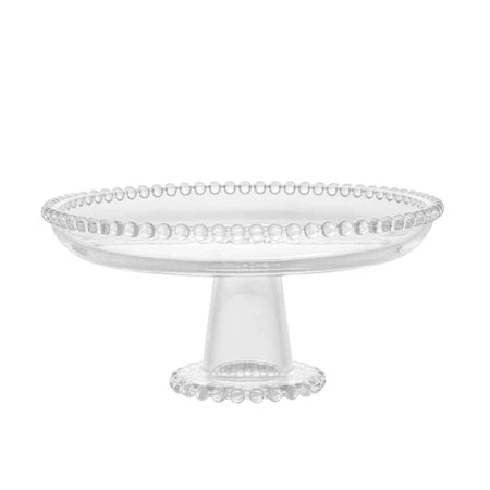 Prato com Pé Wolff Pearl de Cristal Morallo Home™