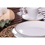 Kit 4 Pratos de Sobremesa em Porcelana Canyon Morallo Canyon™