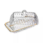 Manteigueira Wolff Império de Cristal com Fio de Ouro Morallo™