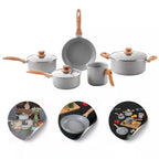 Jogo de Panelas Antiaderente Ceramic Life 5 Peças Morallo Essenza™