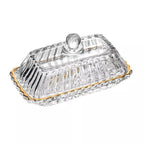 Manteigueira Wolff Império de Cristal com Fio de Ouro Morallo™